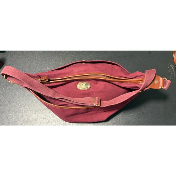 Vintage Etienne Aigner Canvas Shoulder Bag - Picture 3 of 4